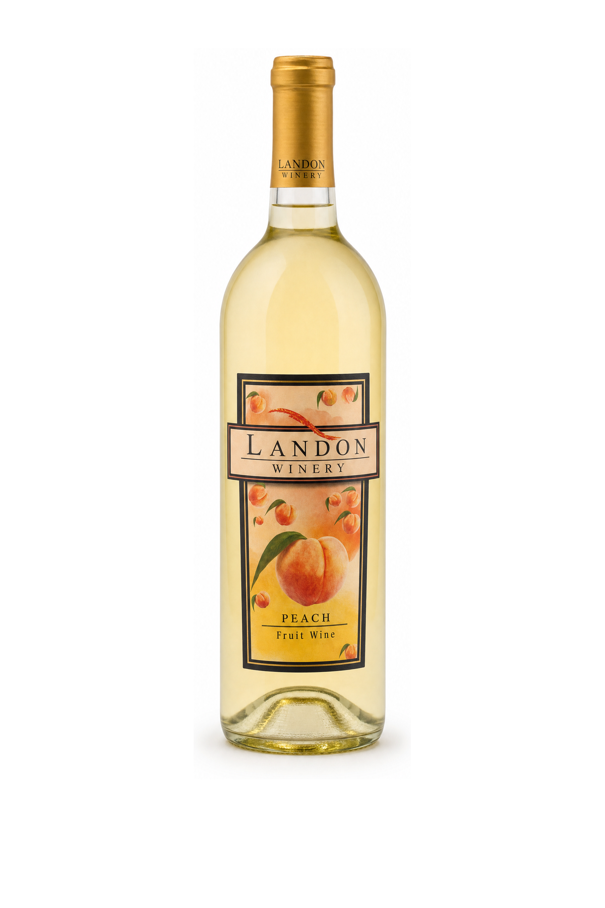 Sun-warmed peaches in a glass!